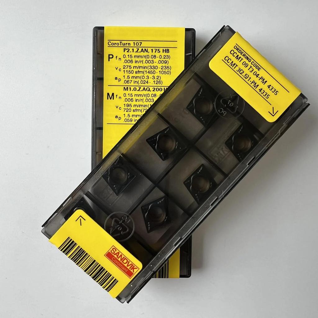 Original Sandvik / CCMT09T304-PM 4335 /CNC CARBIDE tool blade 10 Pcs