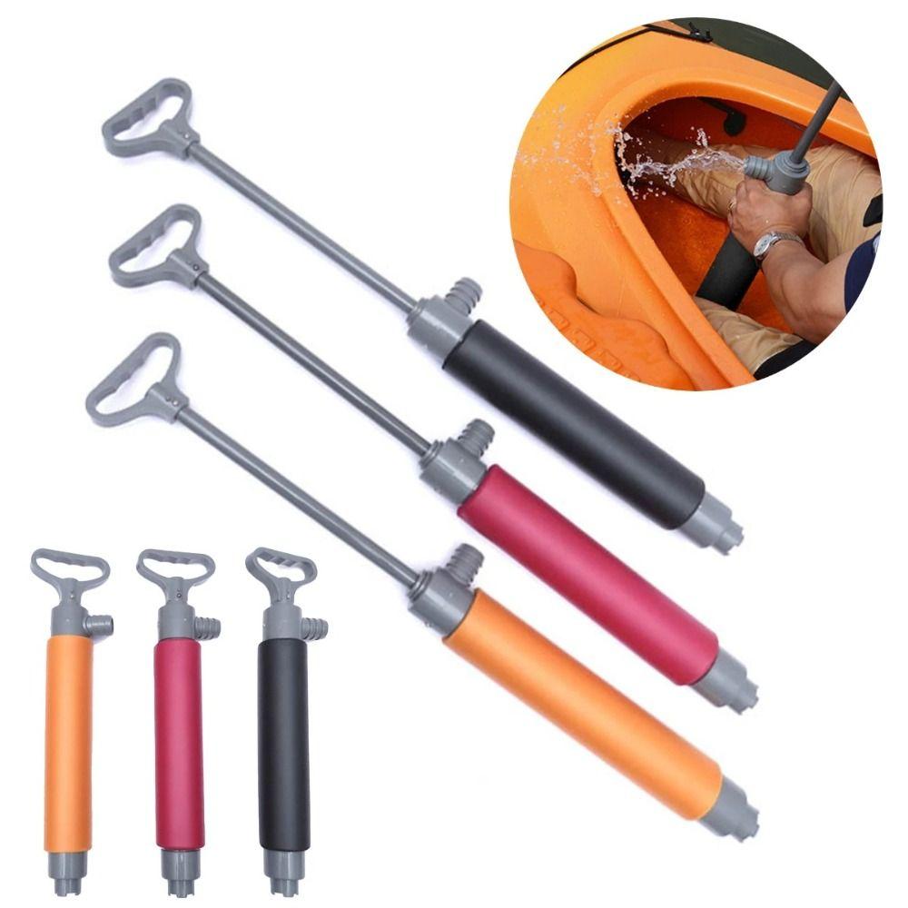 Stretchable Floating Hand Bilge Pump 46CM Kayak Hand Drainage Pumps Kayak Manual Pump  Marine