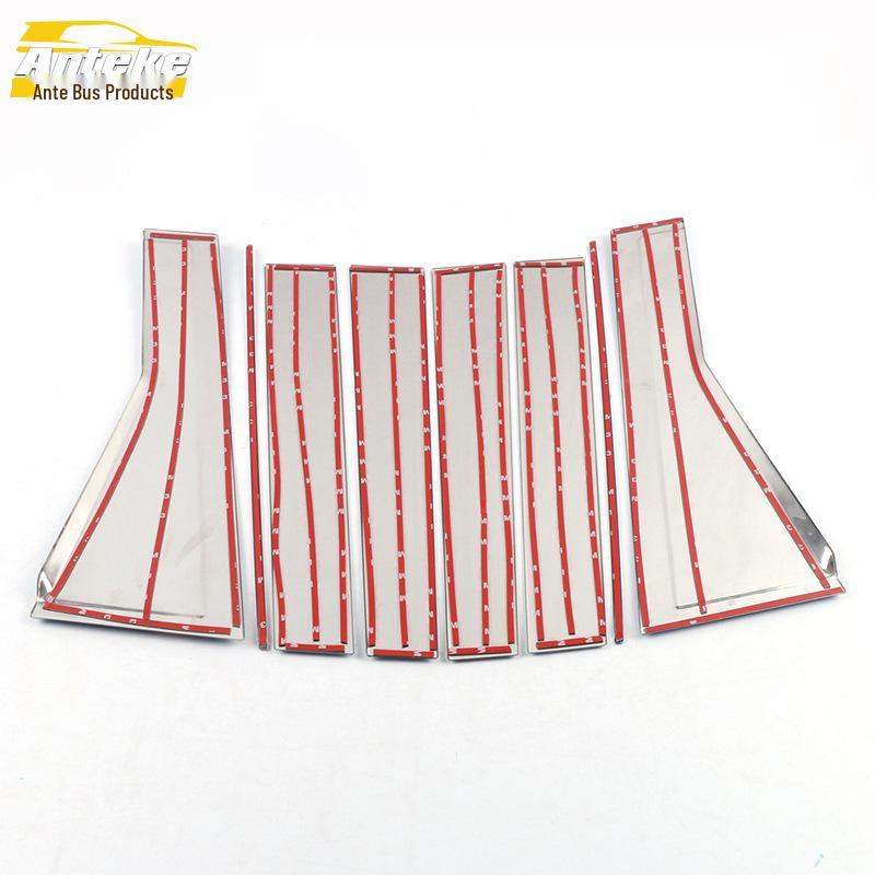Dongfeng Fengxing S500 Stainless Steel Window Decals - Anti-Scratch Car Accessories