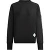 SS23 Solid Loose Sweatshirt Women Sweatshirt Black 3RYM72-YJCSZ-1200