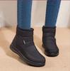Fashion Women's Boots Winter Shoes For Women Ankle Boots Warm Fur Botas Mujer Waterproof Low Heels Snow Boots Winter Flat Shoes