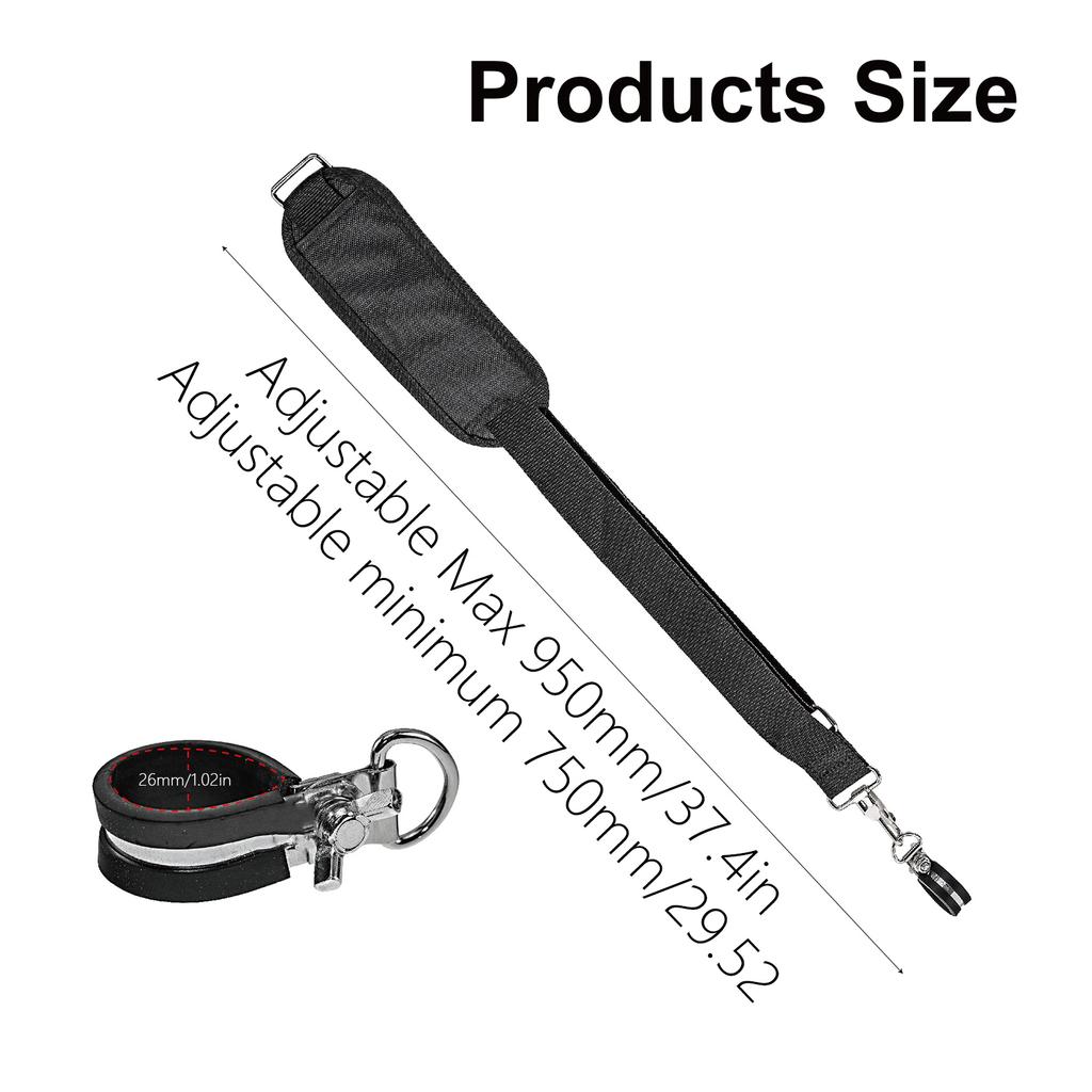 Adjustable Ergonomic Eater Mower Shoulder Strap Harness Carrying Belt with Soft Padding Quick Release for Long Gardening