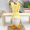 Easter Bunny Plush Toy Cute Rabbit Doll Soft Stuffed Animal for Home Decor Living Room Ornament Festive Party Decoration Hanging Pendant