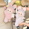 Cartoon Plush Car Tissue Holder - Cute Hanging Pull-out Tissue Box