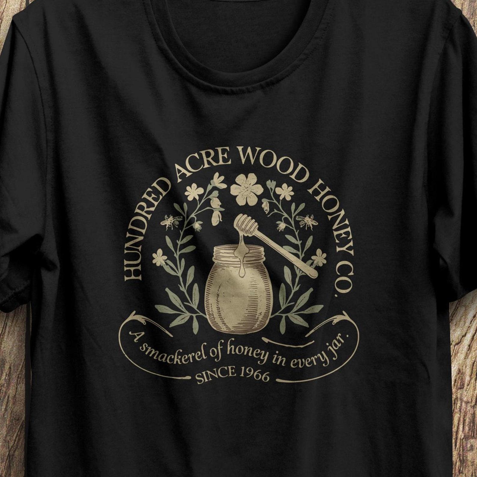 Winnie the Pooh T-Shirt: Hundred Acre Wood Honey Co. Vintage Tee M