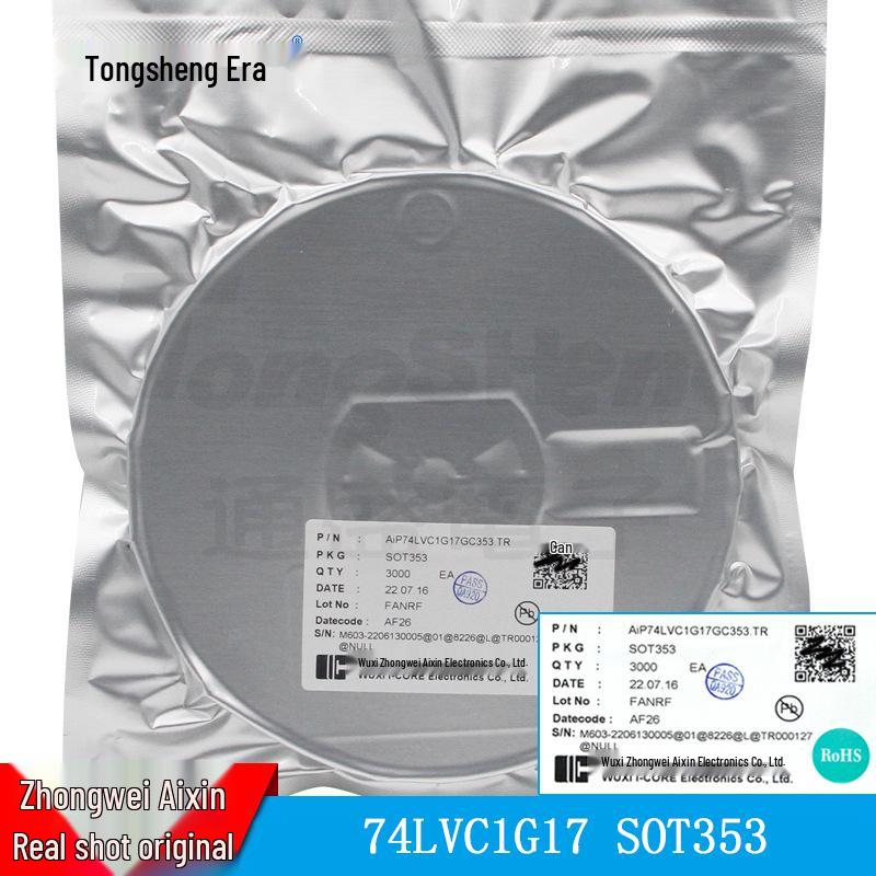 AiP74LVC1G17GB235TR SOT23-5 I-CORE Logic Buffer Chip AiP74LVC1G17GB235.TR