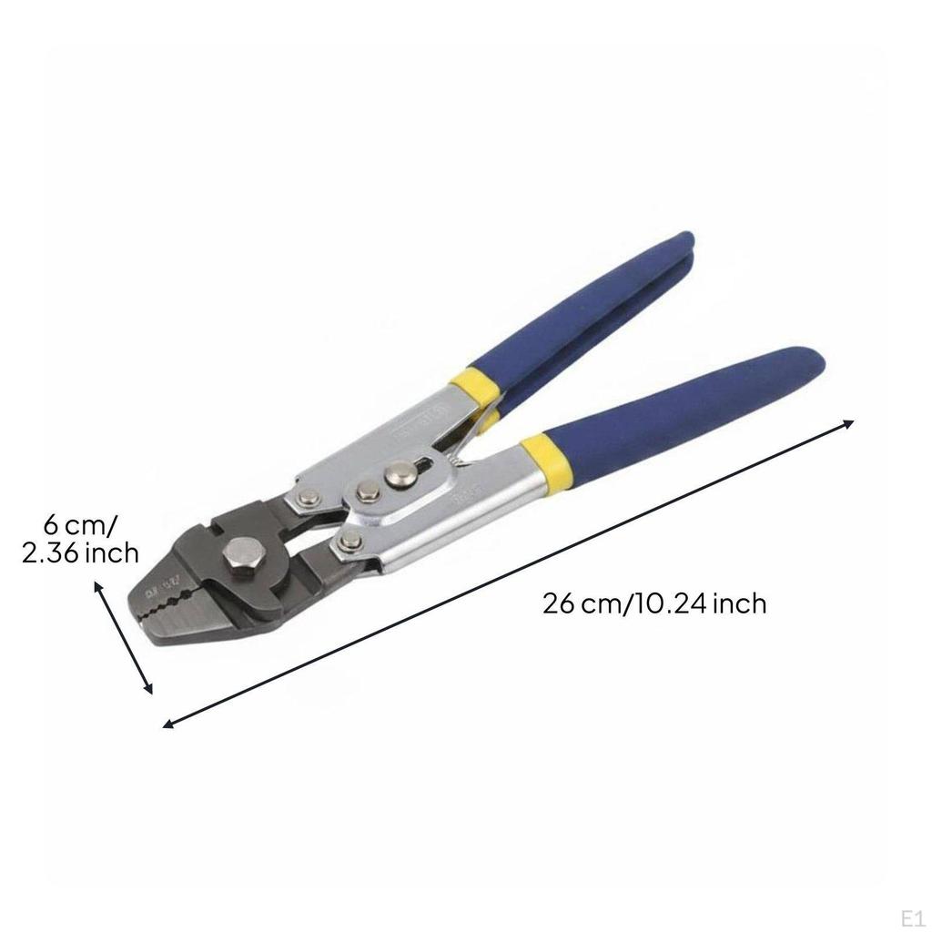 Wire Leader Crimping Tool Stainless Steel Grips Sleeve Pliers Fishing Line for Anglers
