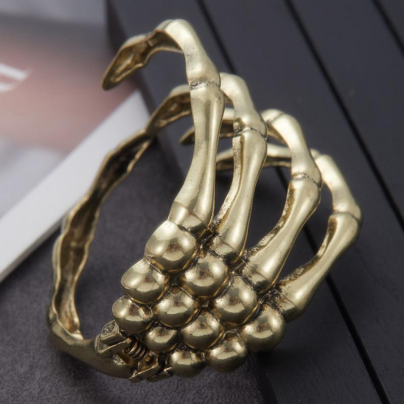 New Retro Gothic Skeleton Hand Bracelet, Creative Festival Party Accessories for Men and Women, Jewelry Gifts