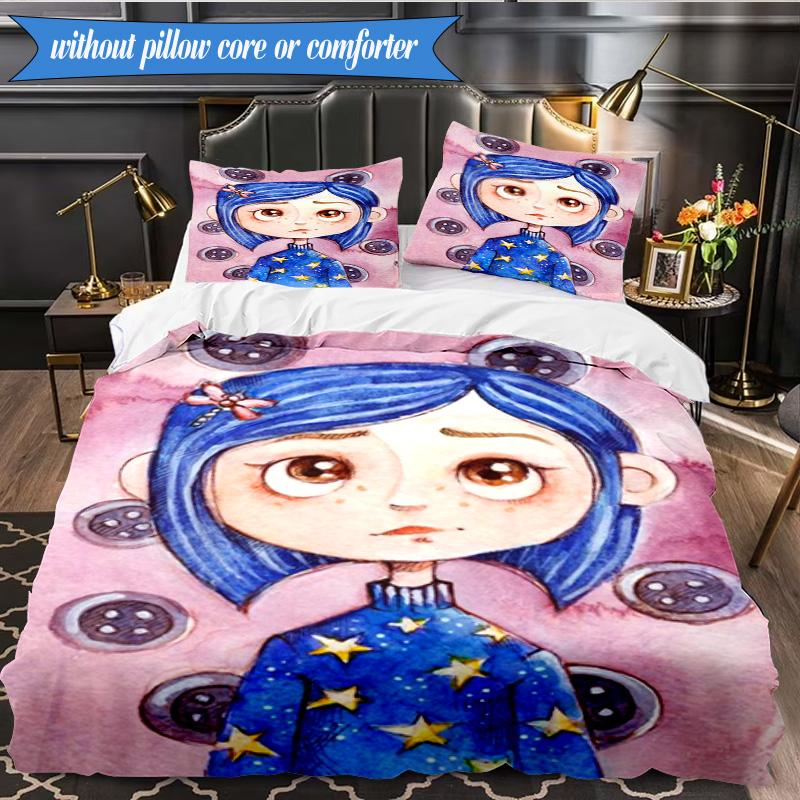 Fantasy In horror mother 3pcs K-pop music group Bedding set,Ideal for Bedroom, Dormitory,Including Duvet Cover And 2pcs Pillowcases,Fan gifts