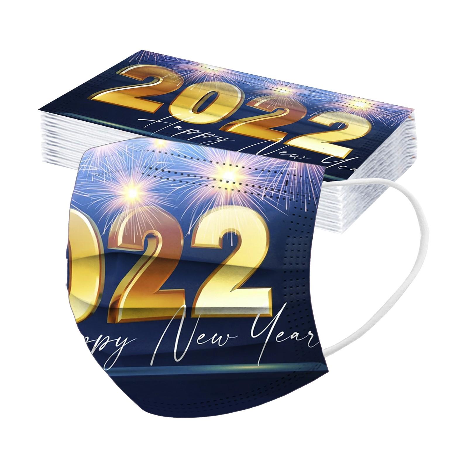 

Одноразовая маска для лица для взрослых, женщин и мужчин, промышленная 3-слойная ушная петля, 50 шт.