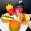 1/5Pcs Release Decompression Squeezing Simulation Coke Hamburgers Slow Rebound Toy Tpr Stress Relief Toys Birthday Gift