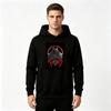 Men's Vintage Berserk Knight Print Long Sleeve Pullover Hoodie Casual Streetwear Hooded Sweatshirt