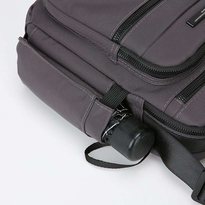 Men's Business Handbag Multi-Layer Large Capacity Shoulder Crossbody Bag