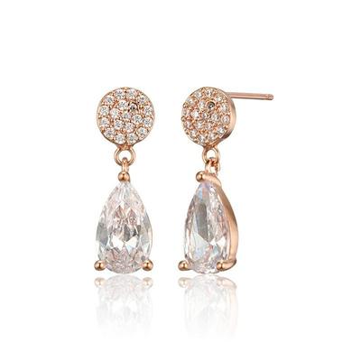 [ELLE Jewelry] 14K GF Water Drop Cubic Drop Earrings ELGPEE566