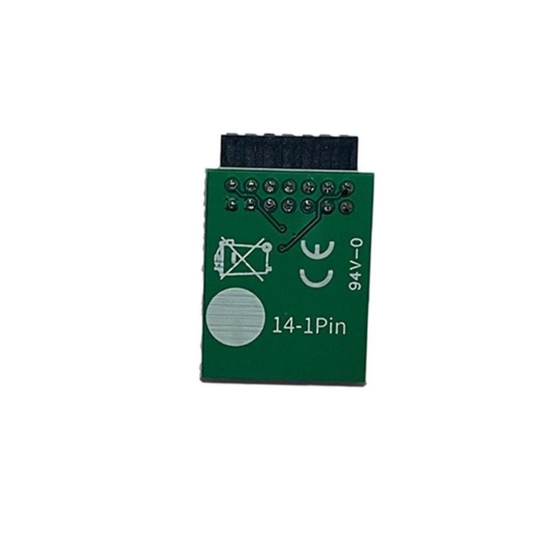 Professionelles 14-Pin-Modul TPM2.0 Sicherheitsmodul Trusted Platform Computer-Adapter für 590 B560 H510 Z490 B460 H410
