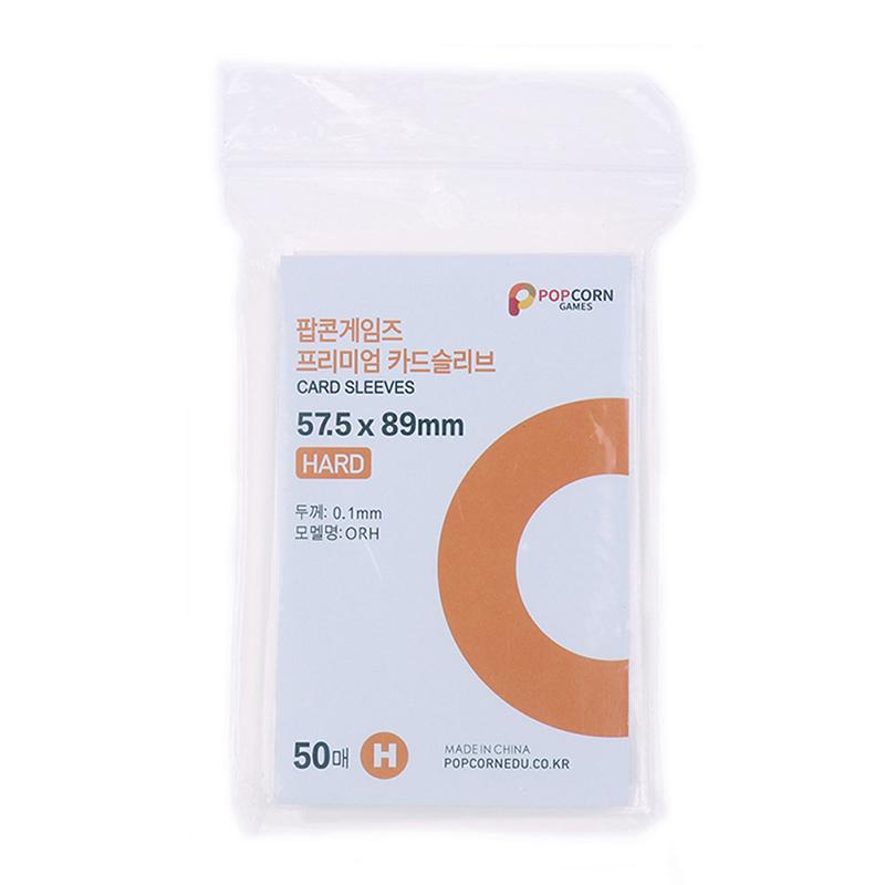 50 pezzi originali Corea Card Sleeves trasparenti rigide da 3 pollici Photocard Protector Binder