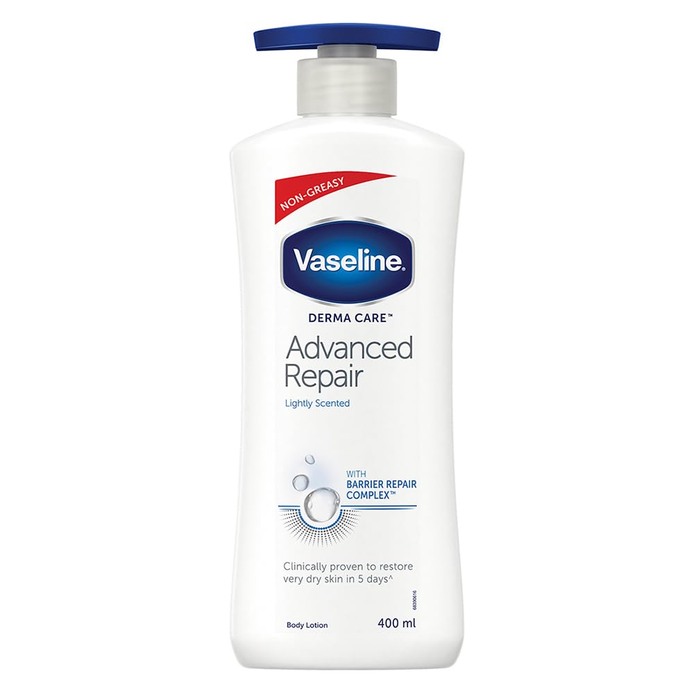 Vaseline Derma Care Advanced Repair Body Lotion For Sensitive Dry Skin 400 ml Pack
