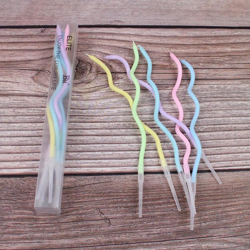 Birthday Candles Rainbow Candle Curve Candle Birthday Cake Candle Pencil Candle Color Candle