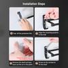Non-drilling Towel Rack Double Layer Self Adhesive Bathroom Shower Bath Room Toilet Towel Holder Two Bars Hand Towel Holder Rail