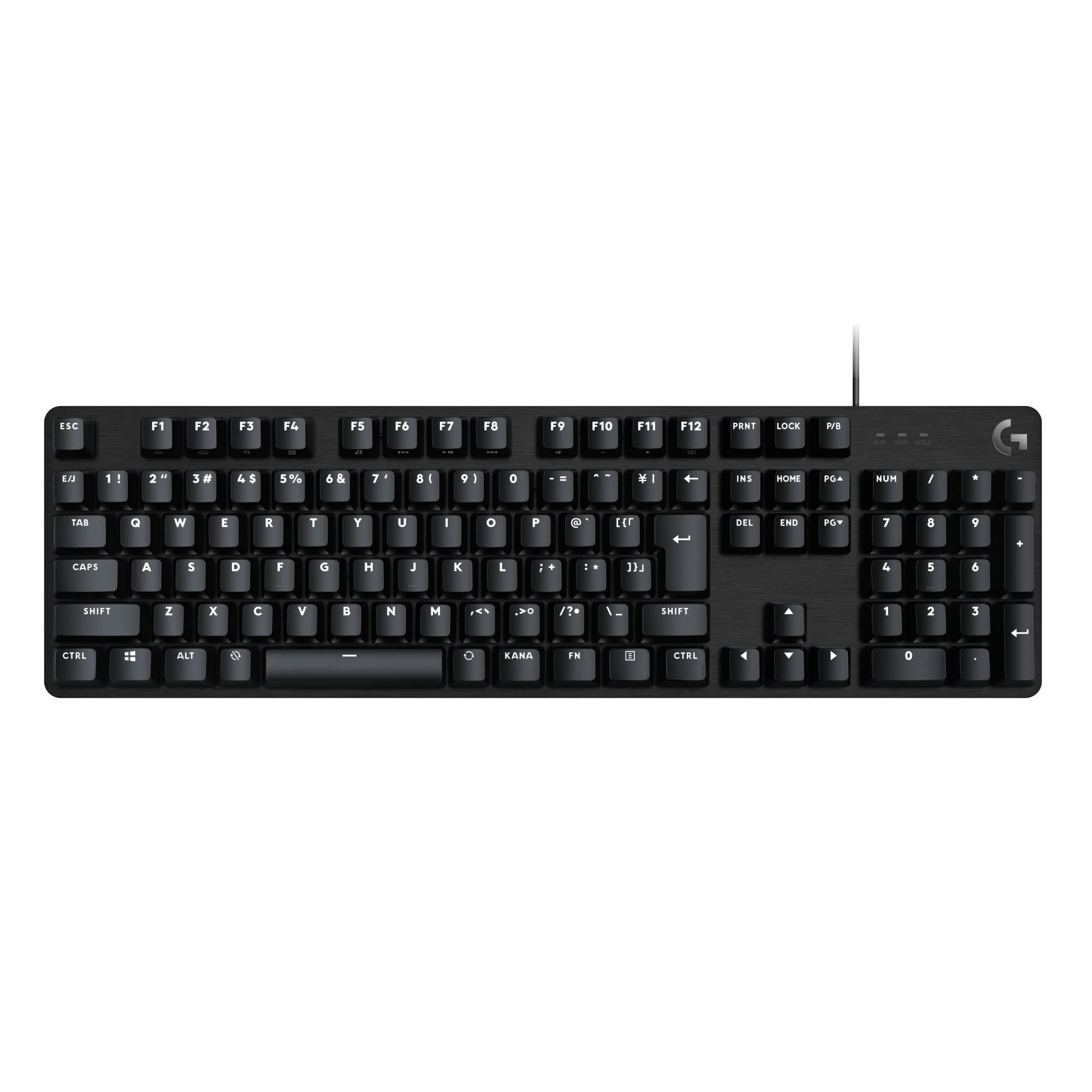 

Logitech G Gaming Keyboard G413SE Wired Tactile Reliable Keying Feel Japanese Layout High Durability PTB Keycap Gaming Keyboard Mechanical Keyboard
