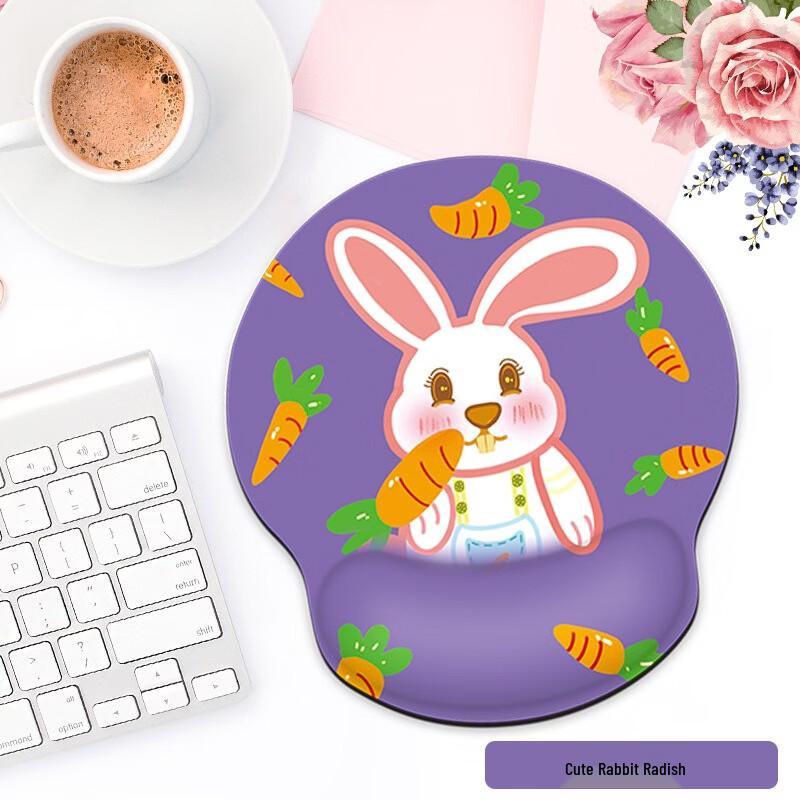 

Fumede Cute Rabbit Silicone Wrist Rest Mouse Pad