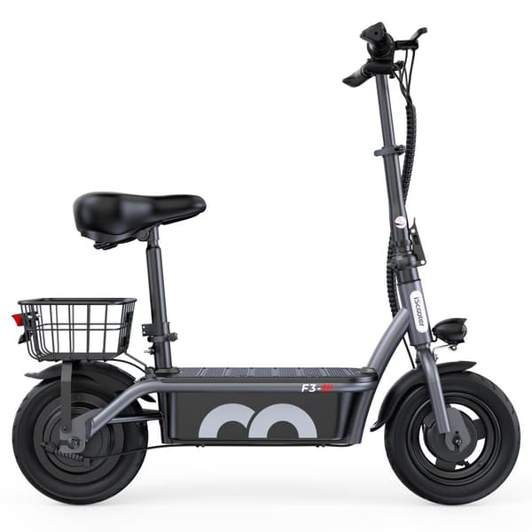 iScooter F3 1000W Electric Scooter, 37 Miles Range, 28MPH Speed, 10" Tires for Adults Commuting