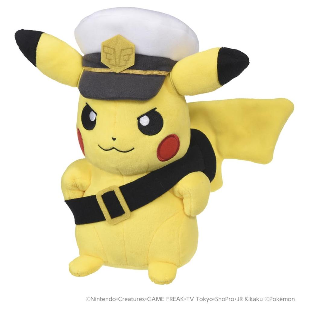 TAKARA TOMY Plush Toy Captain Pikachu Goggles Pokémon Ver.