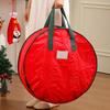 Large Capacity Christmas Tree/Decoration/Wreath Storage Bag Round Zipper Dust-Proof Water-Resistant Organizer