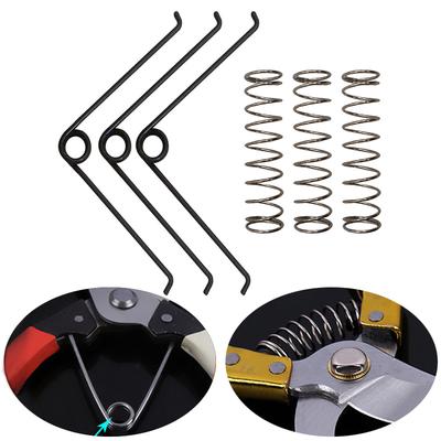 10PCS Useful Steel Pruning Hand Tool V Shape Gardening Scissors Accessories Compression Spring