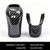 Car Carbon Fiber Gear Shift Knob Cover Scratch-Resistant Protective Case Accessories For VW Golf T‑Roc Tiguan Polo Passat MK7 6OJ7