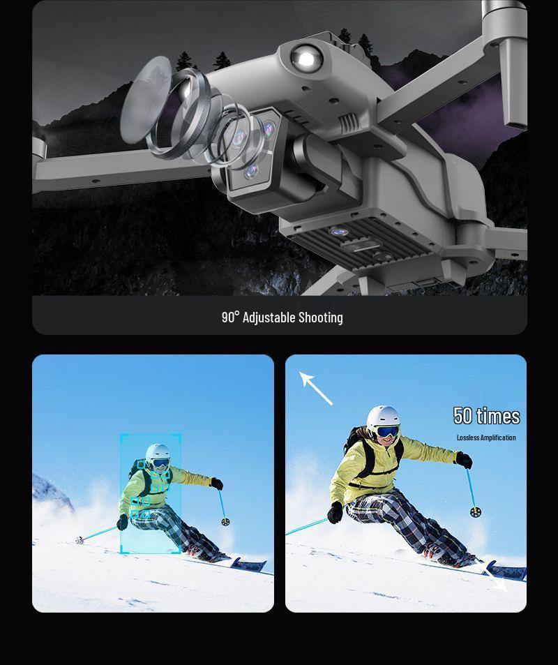 M16 Brushless Drone with Obstacle Avoidance & Screen Control for Professional Aerial Photography, Foldable Design