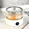 Multi-functional Pot Two-ear Anti-scald Glass Instant Noodles Bowl with Lid Household Health Care Electric Ceramic Stove Cooking Soup Pot