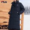 FILA Women's Winter Hooded Mid-Length Down Jacket