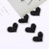Thermocollants Love Heart Embroidered Applique Clothes Decor Iron On Patches Clothing Patch