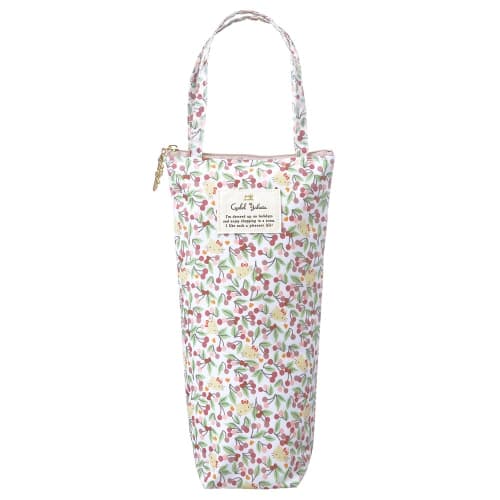 

Вертикальная дорожная сумка с принтом Liberty от Sanrio Characters, сохраняет бутылки с водой холодными и горячими, стильная и милая, подарок, цветочный принт, сделано в Японии (Привет Китти