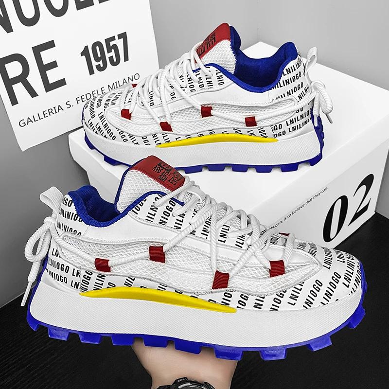 

Casual Mens Tennis Athletic shoe for Men 2025 New Man Sneakers Spring Fashion Shoes Anti Slip Outdoor Mesh Sports Footwear Men s 39
