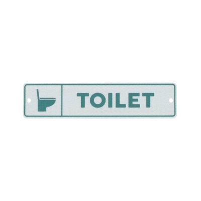 Dulton Sign Plate Door Sign TOILET Toilet Restroom Height 40mm Width 172mm Depth 3mm Screw FIBER SIGN B TOILET Hole 4mm AS-0786TO