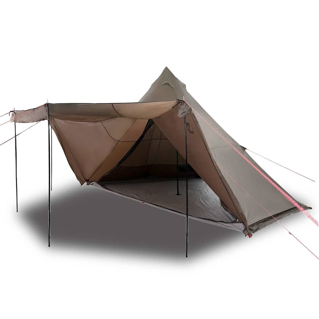 Vidaxl Tipi Family Tent, 6-Person, Brown, Waterproof