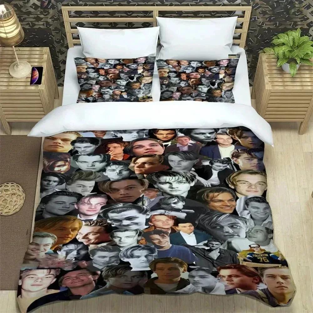 Movie Titanic Leonardo DiCaprio Bedding Set Duvet Cover Bed Set Quilt Cover Pillowcase Comforter king Queen Size Boys Adult