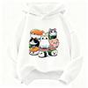 Felpa Stampata Divertente Design Gatto Sushi Cibo per Gatti Bambini Felpa con Cappuccio per Bambini Ragazzi Ragazze Primavera Y2k Felpe Casual