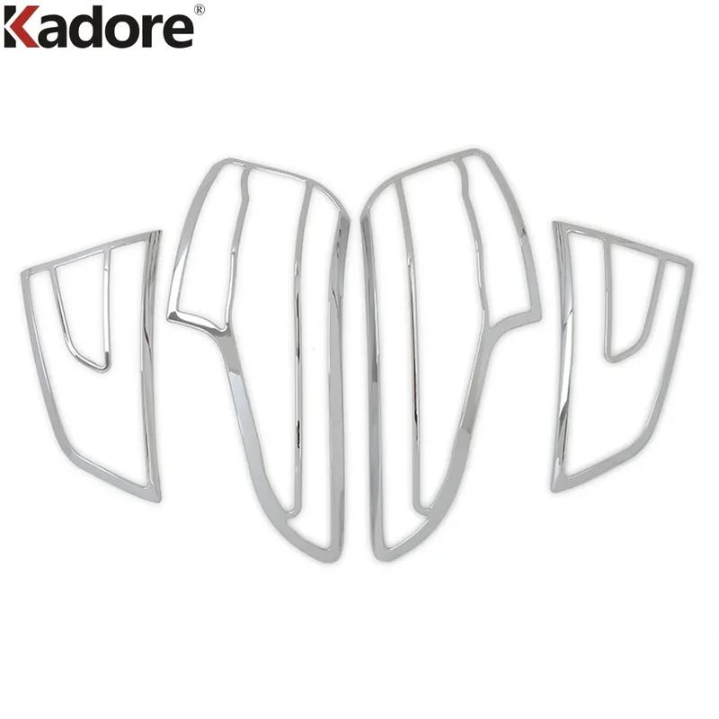 Rear Tail Light Lamp Cover Trim For Nissan Qashqai J11 2014 2015 2016 Chrome Car Taillight Molding Garnish Trims Accessories