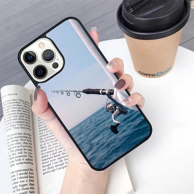 Carp Fish Fishing rod phone Case Cover For iPhone 17 Air 16 15 14 Plus For apple 16 11 12 13 Pro Max coque