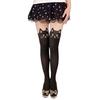 Women Sexy Cat Tail Gipsy Mock Knee High Hosiery Pantyhose Tattoo Leggings Tights