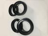 4 Pcs Motorcycle ATV Front Fork Damper Oil Seal + Dust Seals 41x54x11mm Black
