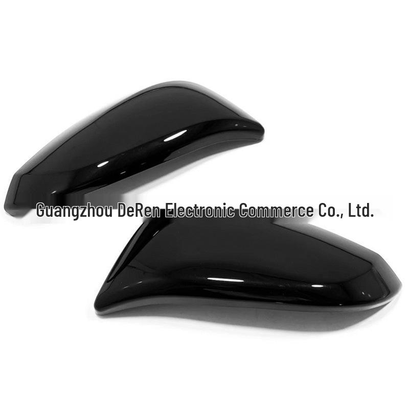 High-Class Piano Black Rearview Mirror Cover for 15 Hilux Models - REVO Bright Black Decoration