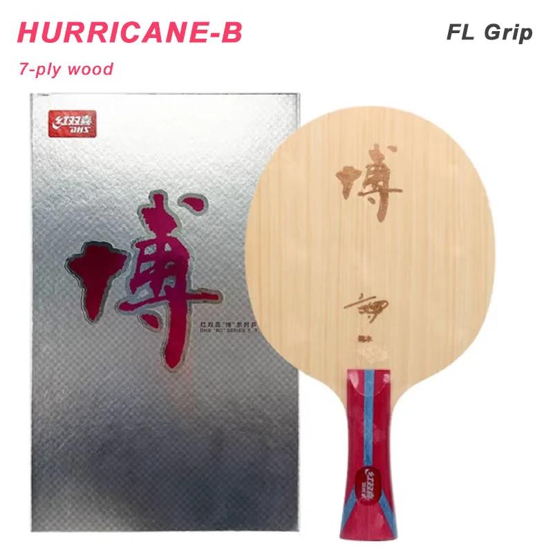 

Основание для настольного тенниса серии DHS Hurricane-B Hurricane B B2 B2X Professional Ping Pong Blade с оригинальной коробкой H-B FL grip