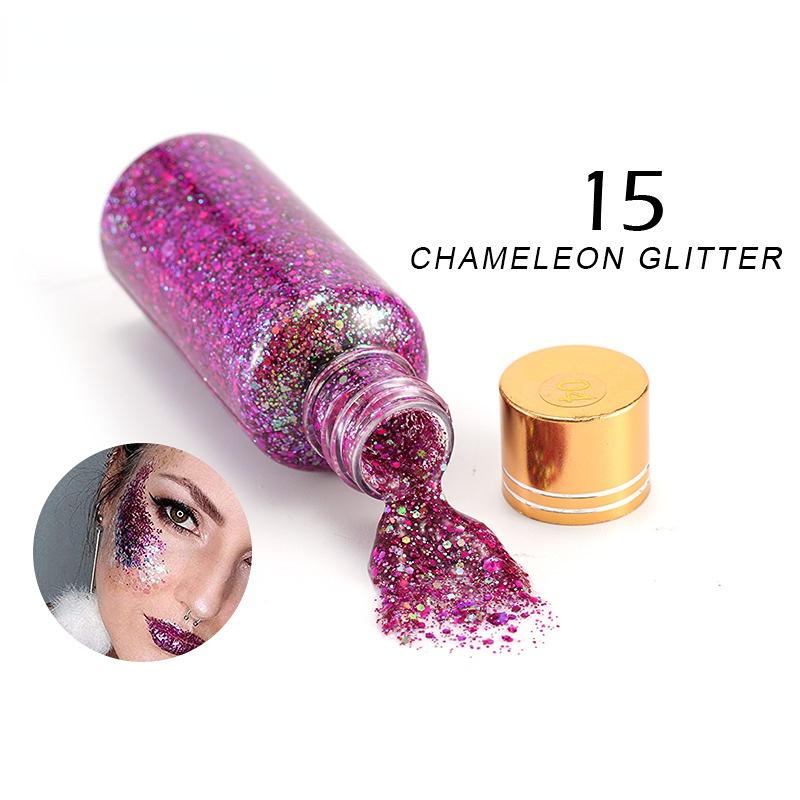 

Гелевые тени для век Mermaid Scales Glitter – эффект изменения цвета, мерцание и блеск для лица, тела и губ 30ml