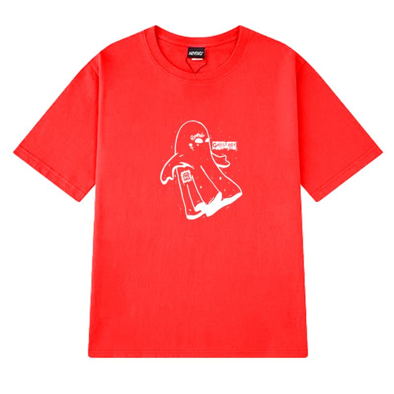 2025 New in Lil Peep song Ghost Boy printed short sleeve T-shirts Men Women harajuku Hip Hop streetwear Unisex Cotton T shirt