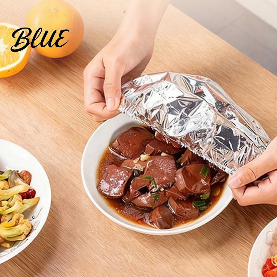 Flexible Bowl Lid Plastic Wrap Stretchable Food Covers Lids for Bowls Plates Pots Meal Prep Containers Heat Retaining Freshness Preserver Kitchen