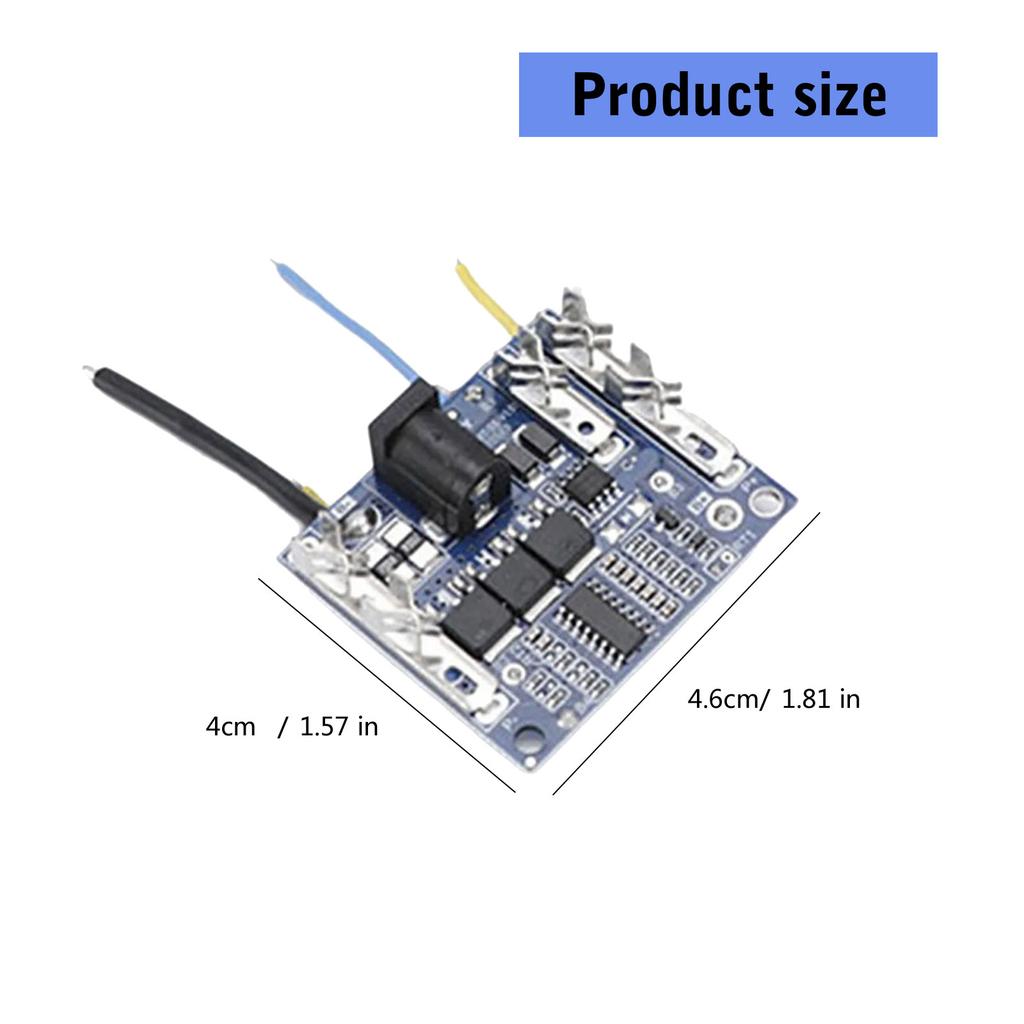 18650 Lithium Batteries Pack Cell Module 21V Lithium Battery Charging Protection Board Replacement Power Circuit Board